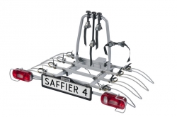 Кріплення Saffier 4quick для чотирьох велосипедів на фаркоп автомобіля